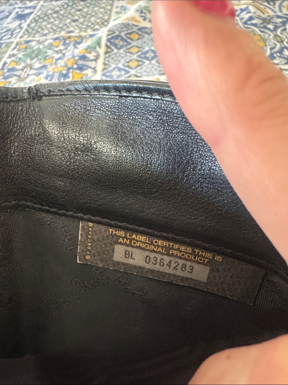 By Paloma Picasso Black Leather Coin Purse Card Holder Made in Italy - Picture 4 of 6